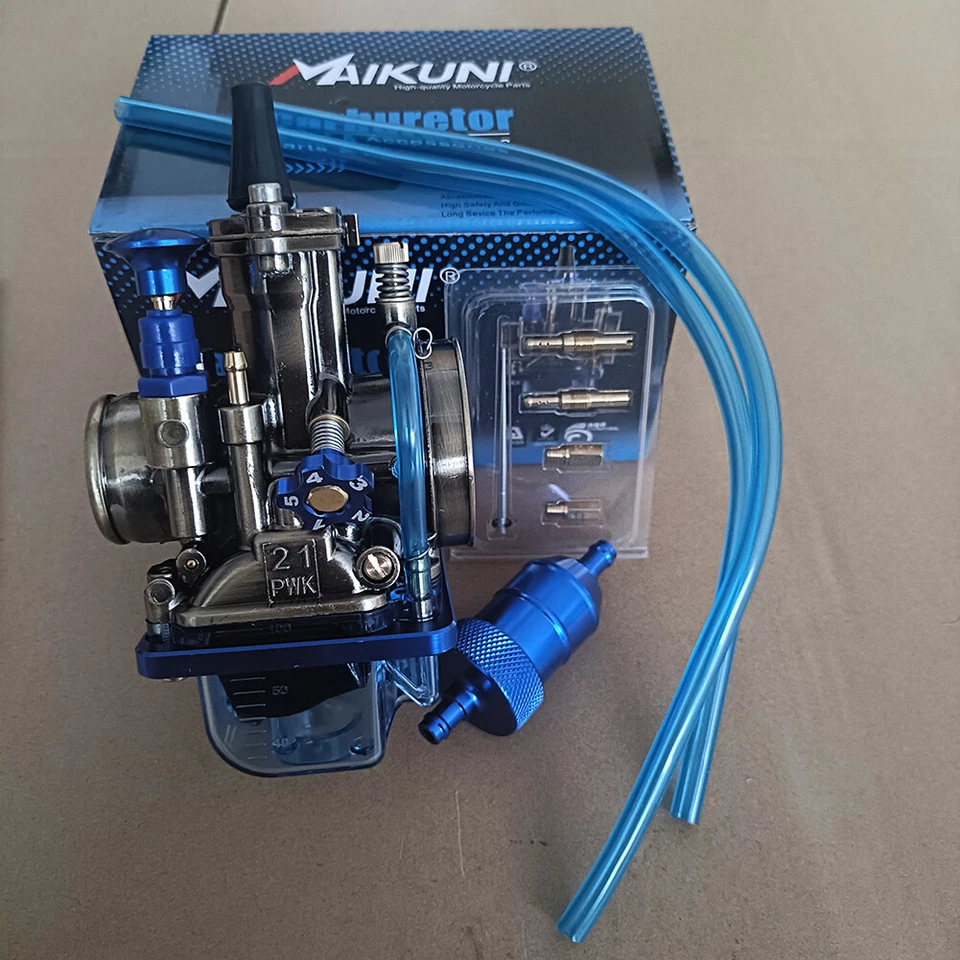 Racing Carburetor PWK 21mm Carby For Mortorcycle Scooter Dirt 2 Stroke 50-100cc - Image 1 of 4