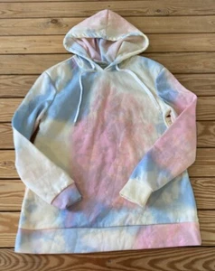 Bobbie & Brooks NWT Women’s Tie Dye Hoodie sweatshirt Size S Pink Blue Q10 - Picture 1 of 9