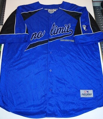 Vtg 90's NO LIMIT SOLDIER Baseball Jersey Men's 3XL Master P Hip Hop Rap EUC 8V - Image 1 of 4
