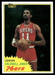 1981-82 Topps Caldwell Jones Filadelfia 76ers #e91 - Imagen 1 de 2