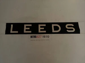 Leeds 3.63 1963 Bus Destination Blind 34” Perfect Gift - Leeds - Picture 1 of 12