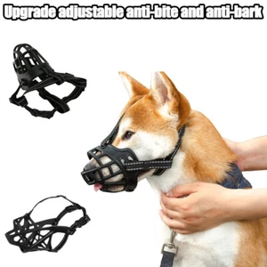 Maulkorb für kleine mittlere große extra große Hunde Anti-Beißen-Korbmaulkörbe~ - Bild 1 von 25