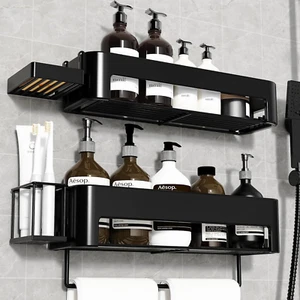 Shower Caddy, 4 Pack Adhesive Shower Organizer, 15.15In Large Capacity Bathroom - Picture 1 of 12