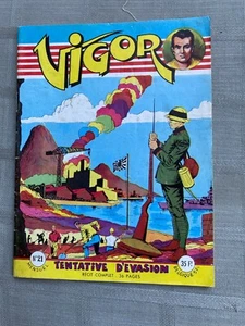 VIGOR N°21 TENTATIVE D'ÉVASION SEPTEMBRE 1955 EN BON ÉTAT - Imagen 1 de 6
