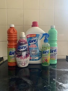 Asevi Bundle Spanish Cleaning Products Fabric Stain Remover Freshener Floor Home - Picture 1 of 1