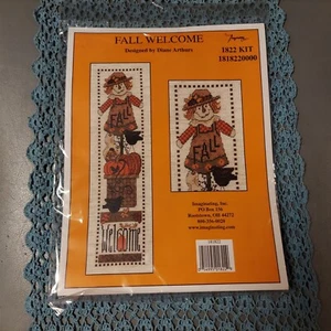 Imaginating, Inc. "Fall Welcome" by Diane Arthurs 2004 Cross Stitch Kit #1822 - Picture 1 of 2