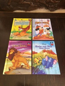 Walt Disney’s Wonderful World of Books ~ The Lion King, Winnie the Pooh & Mickey - Picture 1 of 8