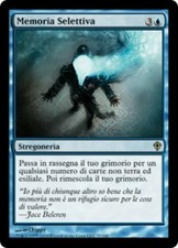 1X Selective Memory Worldwake EX Italian MTG CARD