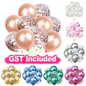 10-20Pcs Confetti Latex Balloons Set Balloon Birthday Wedding Party Decorations - Picture 1 of 24