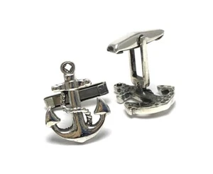 Handmade Cuff Links Jewelry Made of Sterling Silver - Picture 1 of 3