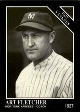 1991 CONLON COLLECTION - TSN - #117 ART FLETCHER - YANKEES -