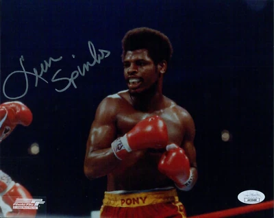 Leon Spinks Boxer Signed 8x10 Glossy Photo JSA Authenticated - Image 1 of 2