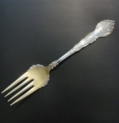 Rogers Bros Silverplate New Century Serving Fork With Gold Wash C.1898 Antique  - Image 1 of 4
