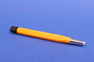 Glasfaserradierer Glasfaserstift Polierstift 4 mm orange Metallspitze - Picture 1 of 1