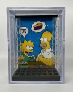 Minifigure Display Case For Lego Simpsons Homer & Maggie NO MINIFIG INCLUDED - Picture 1 of 4