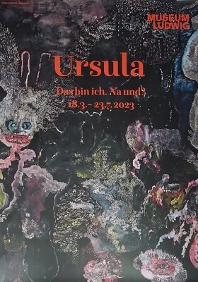 Ursula Kunst Original Ausstellung Poster Ur ­­ Su ­ La Schultze-Bluhm Cologne - Bild 1 von 4