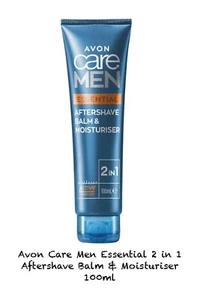 Avon Care Men Essential 2 in 1 Aftershave Balm & Moisturiser 100ml - Picture 1 of 1