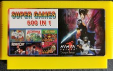 8 bit game card 60 pin cartridge 500-IN-1 NO REPEATED Brand New