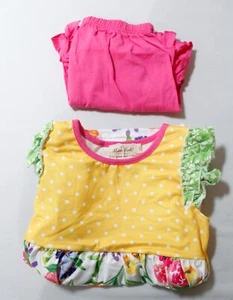 Marie Nicole Girl's 2-Piece Tiered Ruffle Outfit EJ2 Multi Size 3XL (7 Years) - Picture 1 of 7