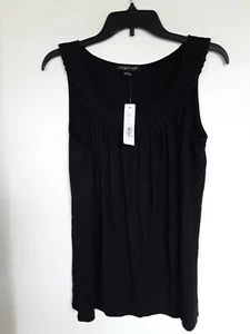August Silk Womens Black Tank Top Size Medium - Picture 1 of 4