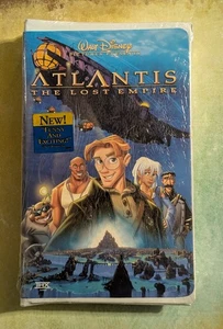 Atlantis: The Lost Empire (2001 Clamshell VHS) Disney Michael J. Fox - Sealed - Imagen 1 de 9