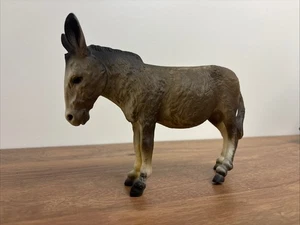 Vintage Toy Donkey Figure Hard Plastic Mule #669 Hong Kong 1960's Diamond - Picture 1 of 13