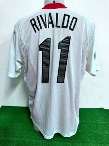 MAGLIA MILAN RIVALDO MATCH WORN INDOSSATA SHIRT JERSEY CAMISETA 2002/2003 COA - Imagen 1 de 13