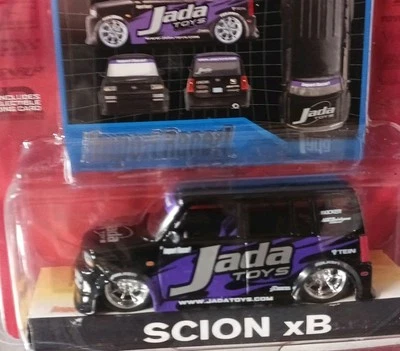 ¡Sintonizador diecast Jada Toys Import Racer 2005! Purple Scion XB-Wave 7 #067 + tarjeta Foto 1 de 4