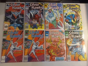 SILVER HAWKS 1-7 (2 #5) 1987 MARVEL STAR COMICS COMPLETE FULL SET SERIES LOT - Picture 1 of 12