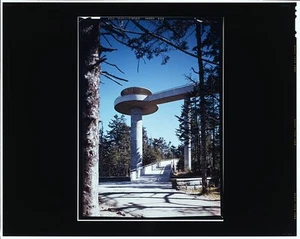 11. Observation tower atop Clingmans Dome looking SE - Great Smoky Mountains - Picture 1 of 1