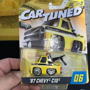 NEW 2025 CarTuned Series 3 Hobby Alternate '87 Chevy C10 Tow Truck City Tow - Picture 1 of 4