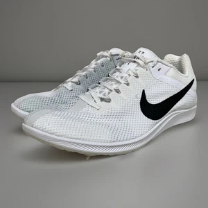 Nike Zoom Rival Puntas de Distancia de Pista y Campo Hombres 8.5 Blanco Gris DC8725-100 Nuevo - Imagen 1 de 7
