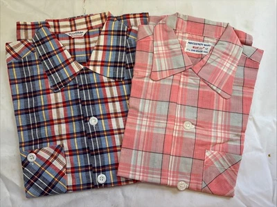 Conjunto de dos camisas de vestir Montgomery Ward Prince Richard años 60’s niños talla 12 Foto 1 de 4