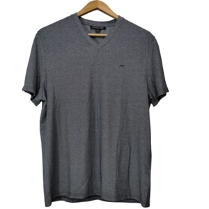 T-shirt Michael Kors uomo scollo a V manica corta taglia L blu notte estate - Foto 1 di 5