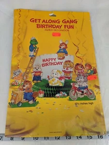 Get Along Gang Birthday Decoration Centerpiece Paper Honeycomb Sealed 1985 - Picture 1 of 9