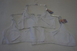 3 X ILLUSIONS BY CAMEO NURSING BRA MATERNITY 100% COTTON NO WIRE WHITE UK 42C - Picture 1 of 17