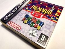 Game Boy Advance GBA Nintendo Dr Mario Puzzle League 2 games in 1