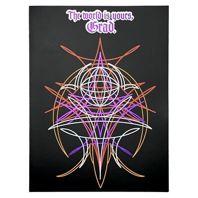 Edgy GRADUATION Card, "The World is Yours" Congrats by American Greetings +✉ - Image 1 of 4