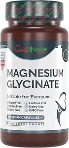 Magnesio Glicinato 500Mg Prodotto Naturale Di Qualità Premium Proporzioni Perfet - Foto 1 di 12