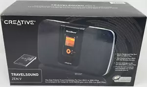Creative TravelSound ZEN V MP3 Player Docking Station Portable Speaker & Charger - Picture 1 of 17