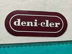 Adhesive Deni-Cler Denicler Vintage Old Sticker Original