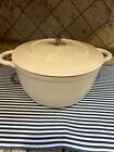 The Pioneer Woman Enamel Covered Cast Iron Dutch Oven Linen Color With Butterfly