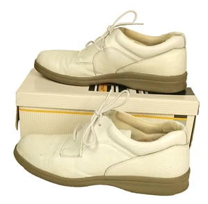 Dr Scholl's Shoes Lace Up 7.5 Leather Oxford White shrck - Picture 1 of 8