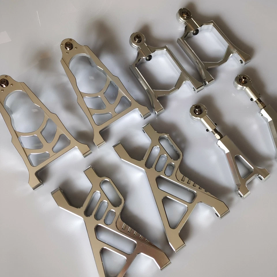 CNC Aluminum Front + Rear Suspension Arm for Rovan HPI KM Baja 5B 5t 5sc 1/5 RC - Image 1 of 1