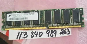 512MB PC RAM DDR1 333 PC2700 DDR 333 184PIN NON-ECC CL2.5  SINGLE RANK 1RX8 32X8 - Picture 1 of 1