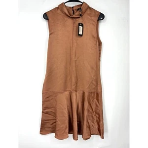 Neu mit Etikett Rag & Bone Audrey Minikleid in Kork Roségold 4 - Bild 1 von 3