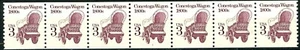 Conestoga Wagon Dull Gum Block Tag Transportation Coil MNH PNC7 PL1 Scott's 2252 - Picture 1 of 2