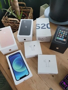 i Phone Samsung air pod empty boxes preowned job lot - Zdjęcie 1 z 8