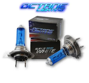 H7 64210 Super White Halogen 55W 12V Headlight / Fog Lamp Light Bulbs Pair - Picture 1 of 4