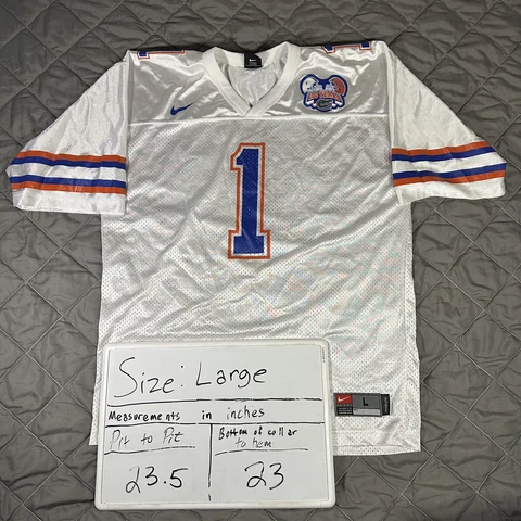 Nike Florida Gators Jersey Mens Large White Football 100 Years Tim Tebow NCAA Cover